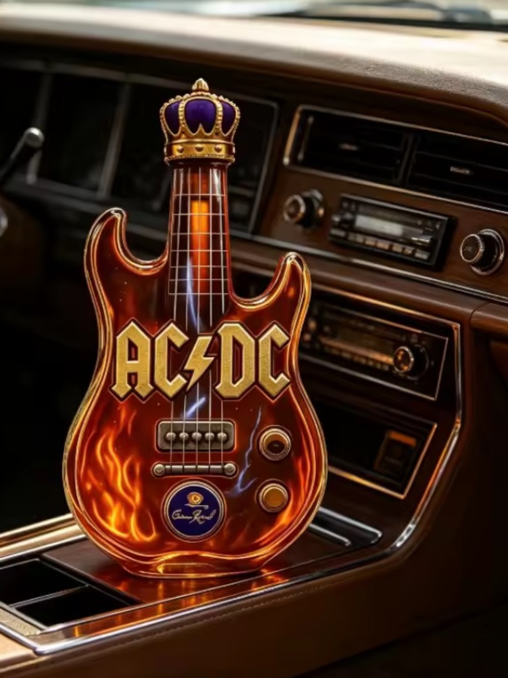 AC/DC Guitar Bottle  Decanter - Picture 12 of 12